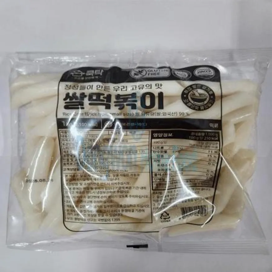 (16:30마감(D) 떡볶이떡(외국산/동성/1kg)EA 이미지