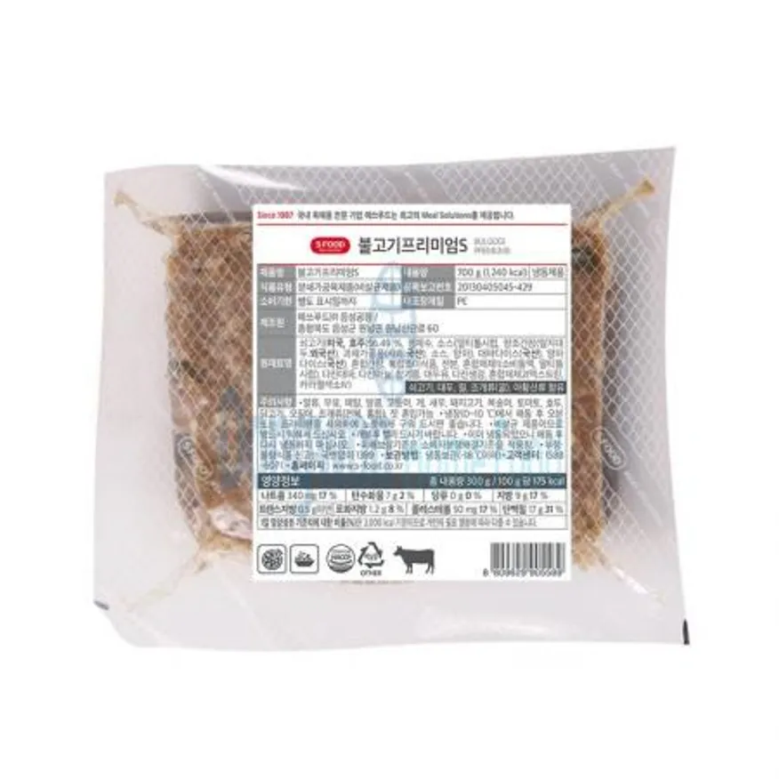 (16:30마감(D) 불고기프리미엄S(에쓰푸드/쇠고기:미국산,호주산/700g)EA 이미지