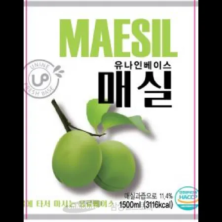 (16:30마감)유나인베이스매실(1.5L/EA/한국비엘) 이미지