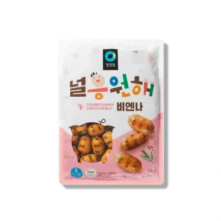 (16:30마감(D) 청정원널응원해비엔나(대상/돈육:국산/1kg)EA 이미지