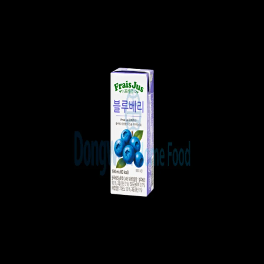 (16:30마감(D) 프레주(일화/테트라/블루베리/190ML*24EA)BOX 이미지