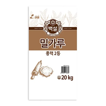 (16:30분마감)백설 밀가루(실온 중력_2등 20Kg/EA) 이미지