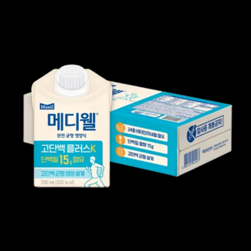 코스트코/메디웰 고단백 플러스K 200ML x 24개입 이미지