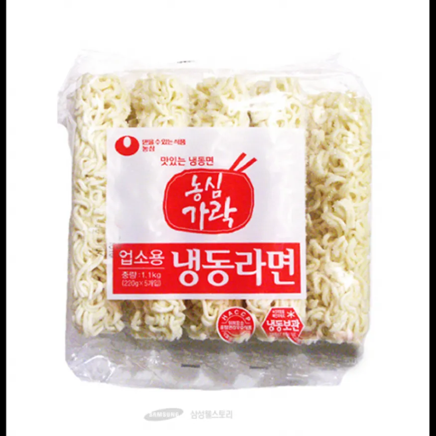 (16:30마감)냉동라면(1.1KG(220G*5EA)/PAC/농심) 이미지