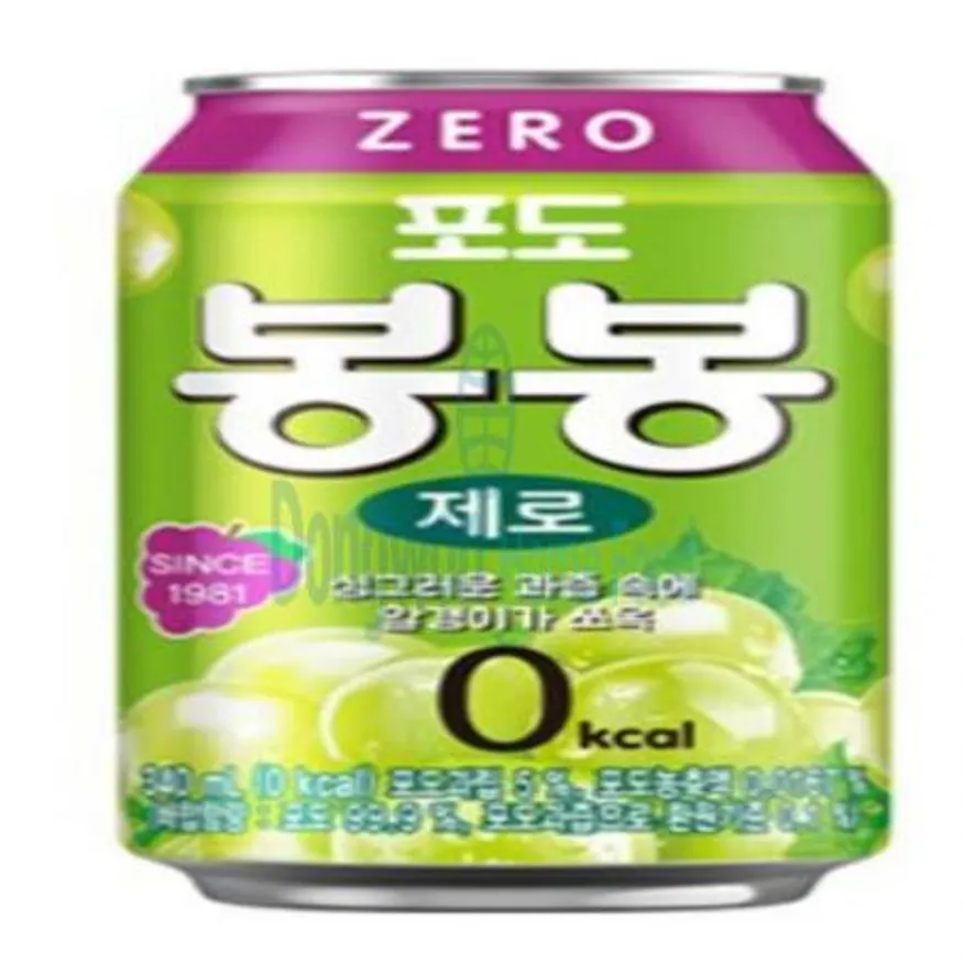 (16:30마감(D) 포도봉봉제로(해태/340ML*24EA)BOX 이미지