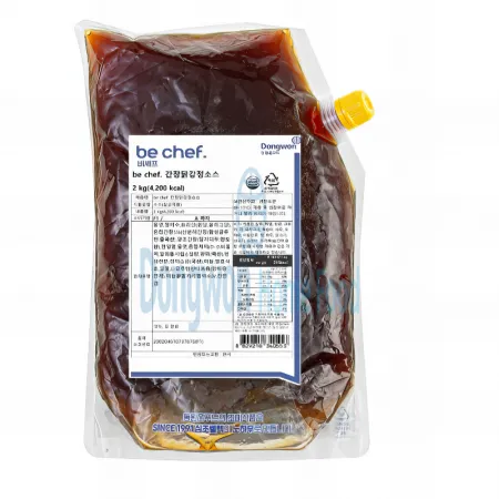 (16:30마감(D) be chef. 간장닭강정소스(2KG/동원홈푸드)EA 이미지