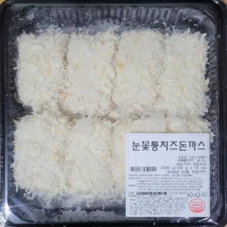 (16:30마감(D) 눈꽃통치즈돈까스(스토리푸드/돈육:국내산/2.08kg)EA 이미지