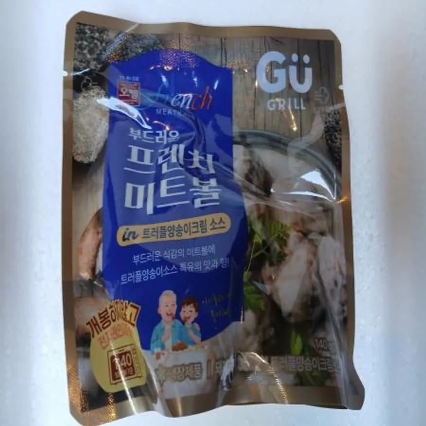 (16:30마감(D) 규그릴미트볼in트러플양송이소스(오뗄/돈육:국산/냉장/140g)EA 이미지