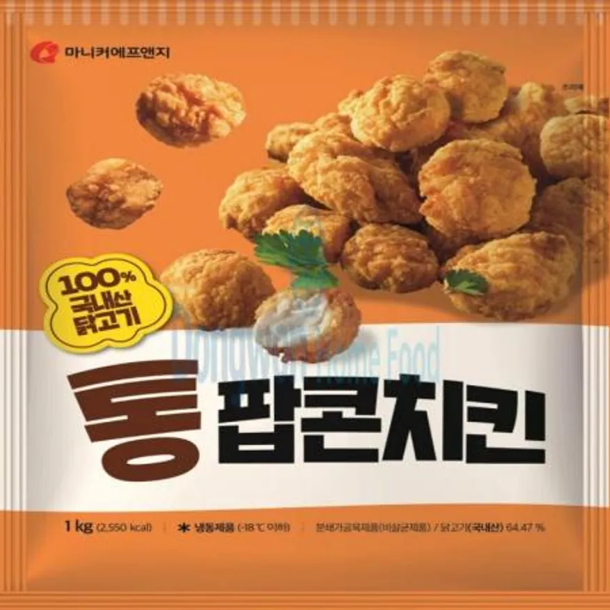 (16:30마감(D) 통팝콘치킨(마니커/닭고기:국내산/1kg)EA 이미지