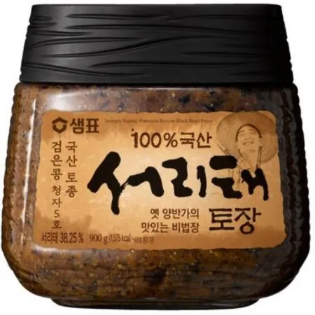(16:30마감(D) 국산서리태토장(샘표/900g)EA 이미지