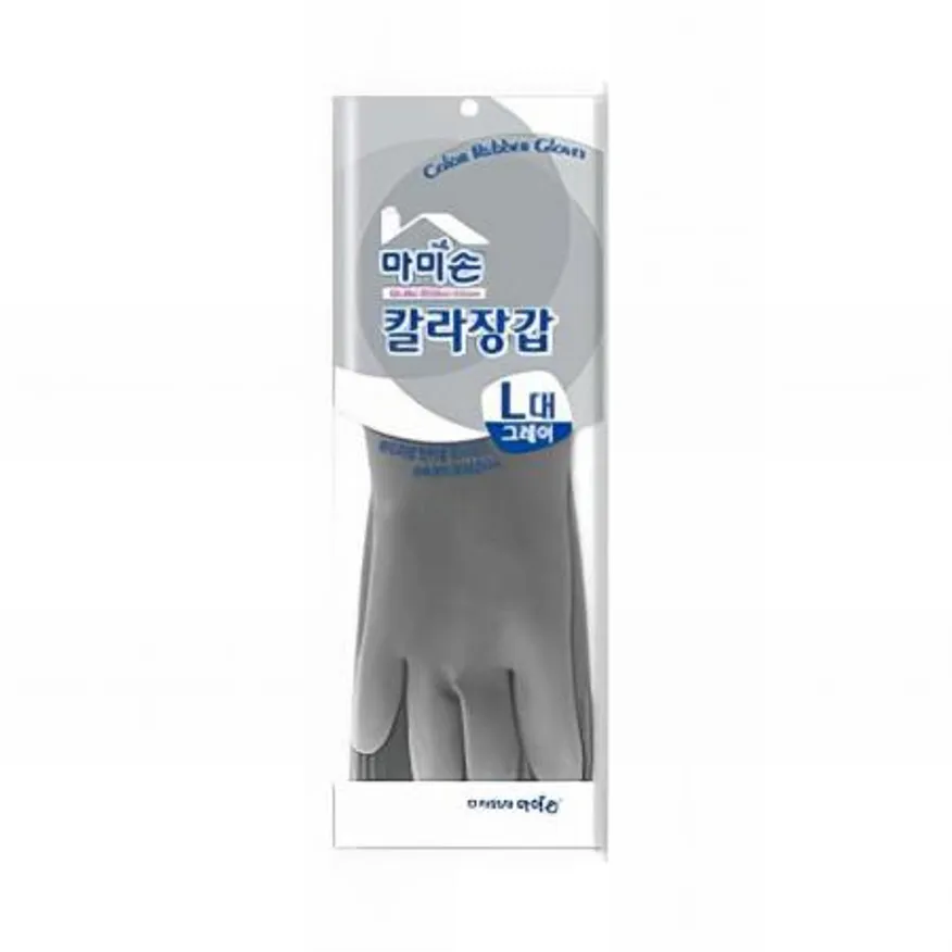 (16:30마감(D) 마미손고무장갑(L/그레이/1족/1SET)EA 이미지