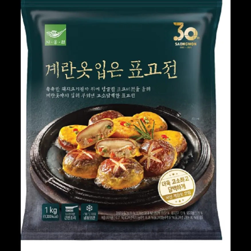 (16:30마감)계란옷입은표고전(사옹원/1KG(48G*약21EA)/PAC/돈육:국산) 이미지