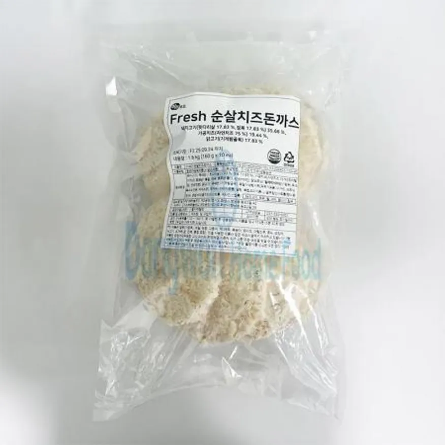 (16:30마감(D) FRESH순살치즈돈까스(하늘푸드/돈육,계육:국내산/1.6kg/10입)EA 이미지
