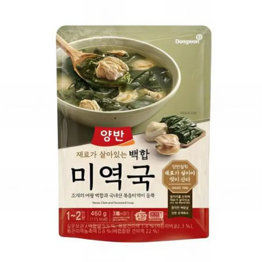 (16:30마감(D) 양반백합미역국(동원/460g)EA 이미지