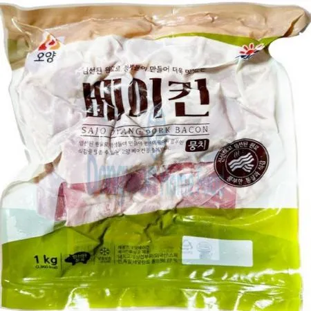 (16:30마감(D) 오양베이컨(사조오양/냉동/뭉치/돼지고기:외국산/1kg)EA 이미지
