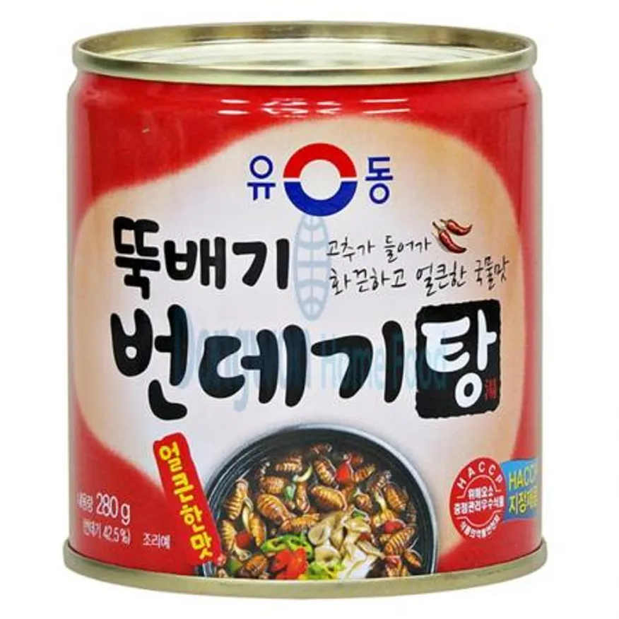 (16:30마감(D) 번대기캔(번데기:중국산/유동/매운맛/280G)EA 이미지