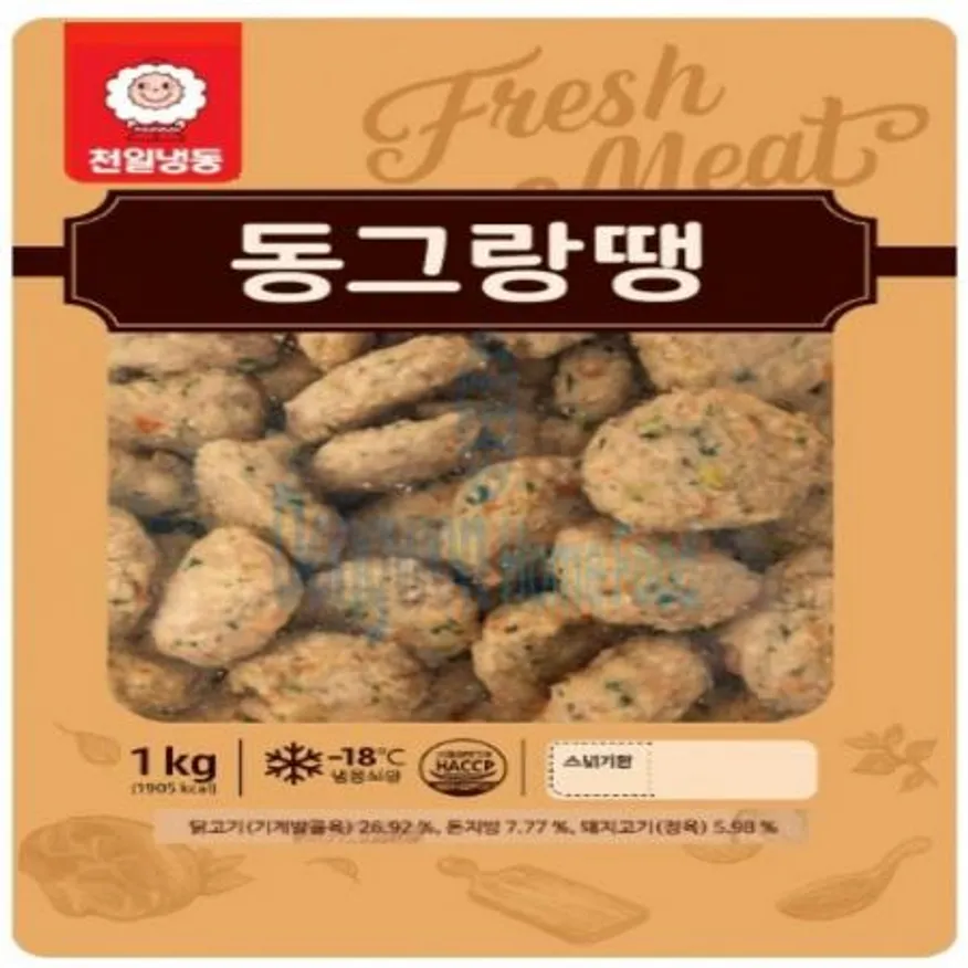 (16:30마감(D) 동그랑땡(천일/닭고기:국산,돼지고기:국산/1kg)EA 이미지
