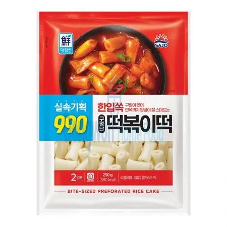 (16:30마감(D) 한입쏙구멍난떡볶이떡(사조대림/250g)EA 이미지