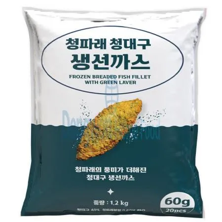 (16:30마감(D) 청파래생선까스(중국/아쿠아링크/60g*20입/1.2kg)EA 이미지