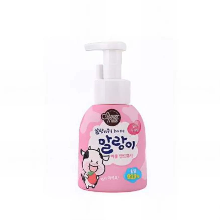 (16:30마감(D) 핸드워시(애경/샤워메이트/말랑카우/딸기/펌프형/300ML)EA 이미지