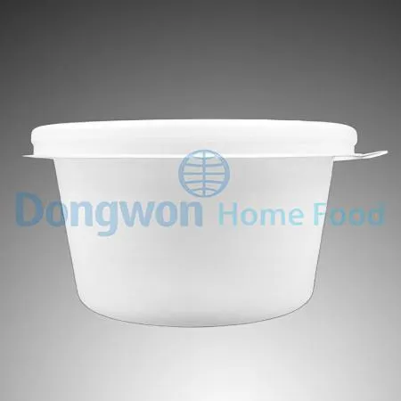 (16:30마감(D) 반죽용기(용기만/원형/대/Ø125*H65mm/PP/흰색/50입)EA 이미지