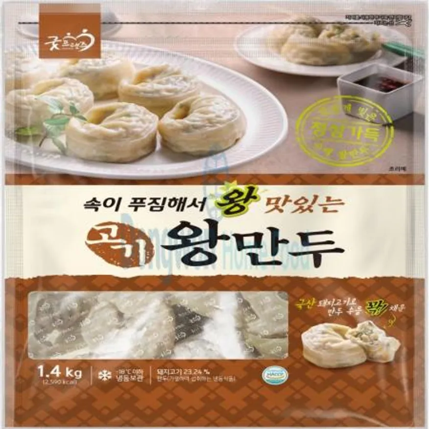 (16:30마감(D) 고기왕만두(굿프랜즈/70g*20입)*6EA/1.4kg)EA 이미지