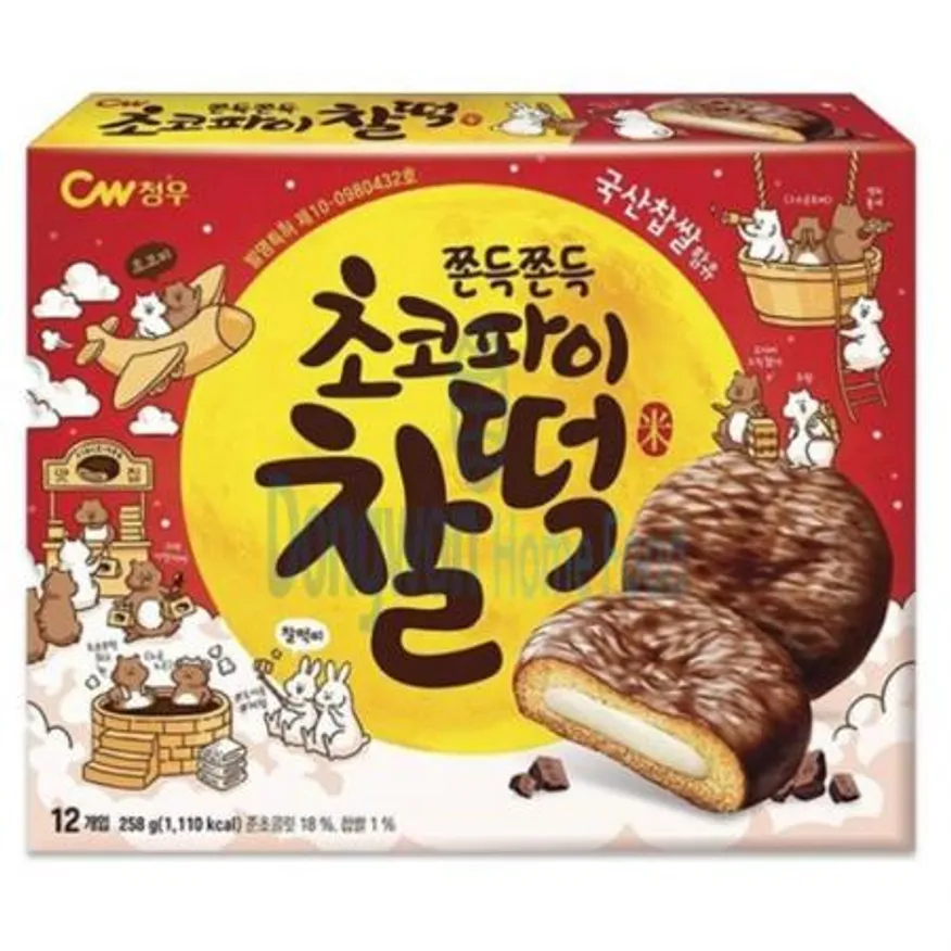 (16:30마감(D) 초코파이찰떡(청우/258G/W)EA 이미지