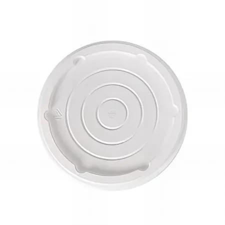 (16:30마감(D) 종이용기(뚜껑만/Ø140mm/PP/흰색/50입/850cc)EA 이미지
