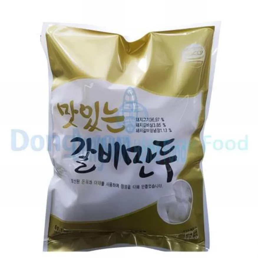 (16:30마감(D) 갈비만두(나래/약50입/1KG)EA 이미지