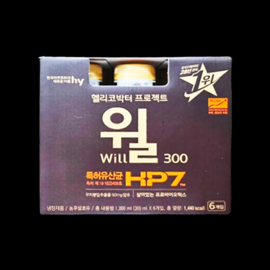 코스트코/HY한국요구르트 헬리코박터 프로젝트 윌 300ML x 6 이미지