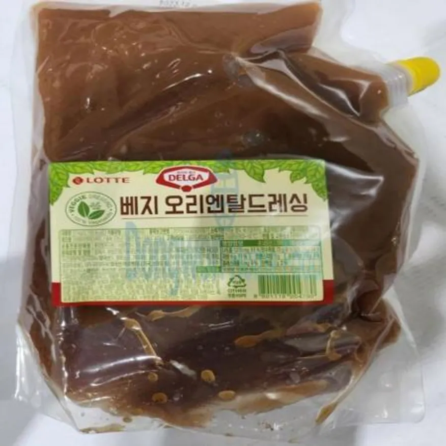 (16:30마감(D) 베지오리엔탈드레싱(롯데푸드/2KG)EA 이미지