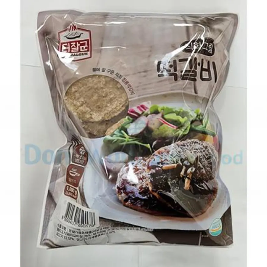 (16:30마감(D) 더잘군떡갈비(국일/돼지고기,소고기,닭고기:국내산/10입/1kg)EA 이미지