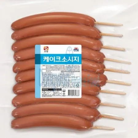 (16:30마감(D) 케이크소시지(사조오양/냉동/닭고기:국산,돼지고기:국산/1kg)EA 이미지