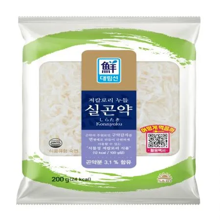 (16:30마감(D) 저칼로리누들실곤약(사조대림/200g)EA 이미지