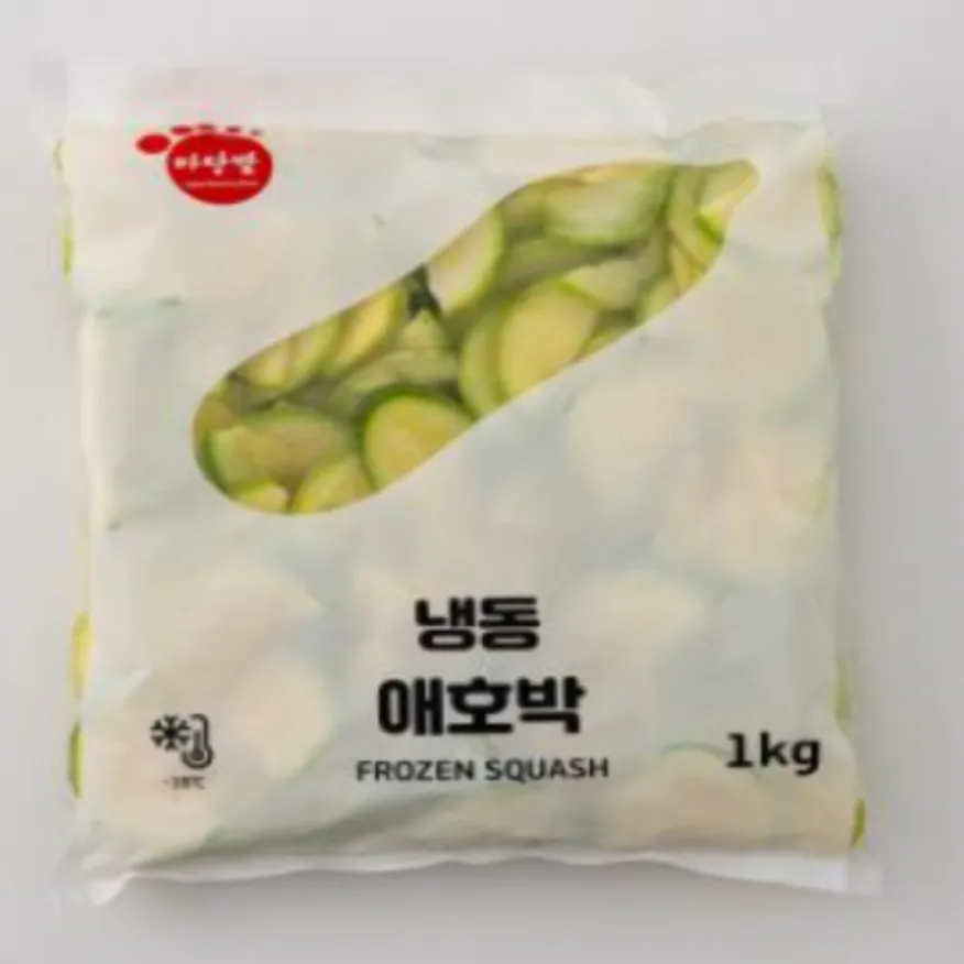 (16:30마감(D) 애호박(중국산/푸른원/냉동/반달슬라이스/1kg/O)EA 이미지