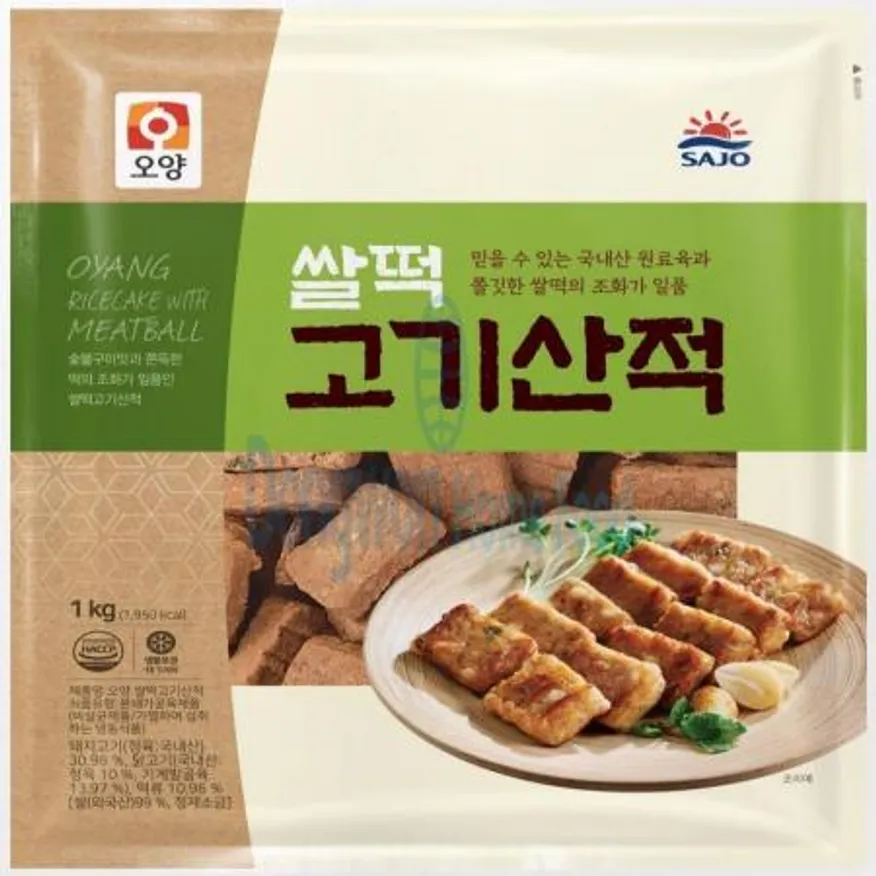 (16:30마감(D) 쌀떡고기산적(사조오양/돼지고기:국내산,닭고기:국내산/1kg)EA 이미지