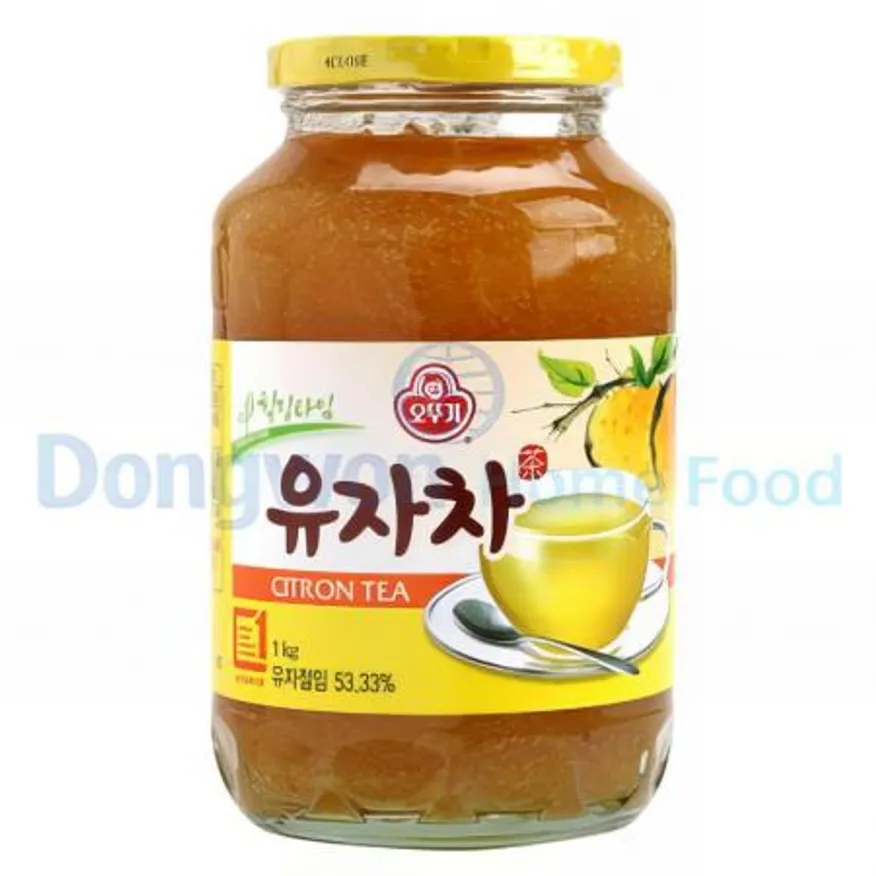 (16:30마감(D) 유자차(오뚜기/힐링타임/1KG)EA 이미지