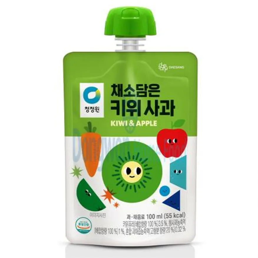 (16:30마감(D) 채소담은키위사과(청정원/100ML*40EA)BOX 이미지