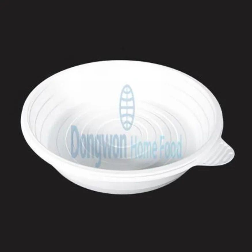 (16:30마감(D) 원형찜용기SET(대/Ø300*70mm/PP/흰색/100입/TY)BOX 이미지