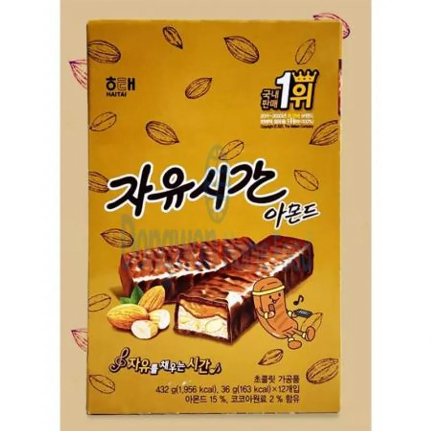 (16:30마감(D) 자유시간아몬드(해태/36G*12입)EA 이미지