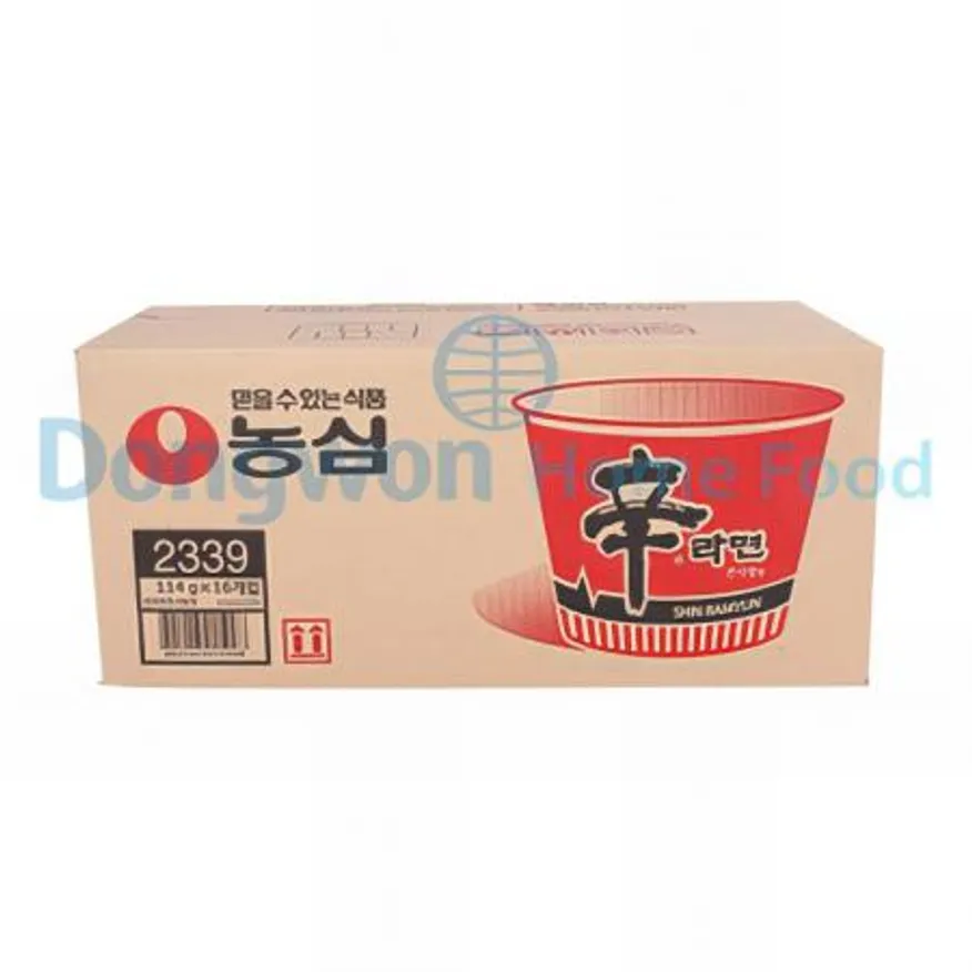 (16:30마감(D) 신라면컵(농심/대/114G*16EA/1.8KG)BOX 이미지