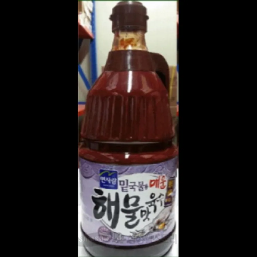 (16:30마감)해물맛육수(면사랑/1.8L/EA/매운짬뽕맛) 이미지