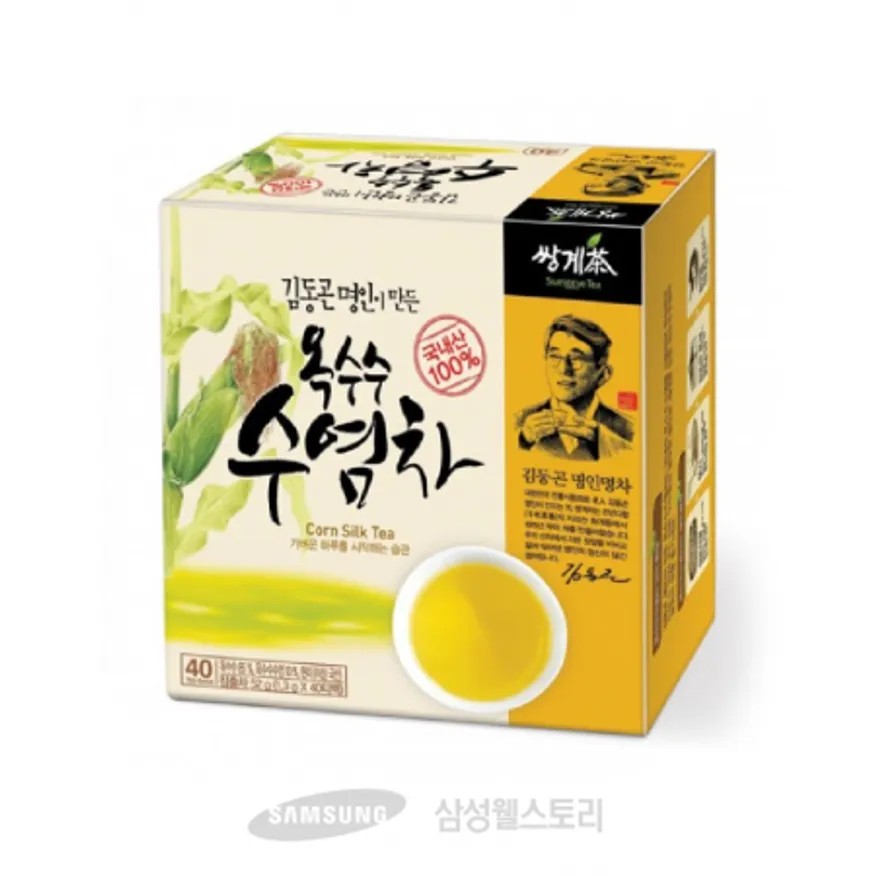 (16:30마감)옥수수수염차티백(쌍계명차/52G(1.3G*40T)/EA/옥수수:국산) 이미지