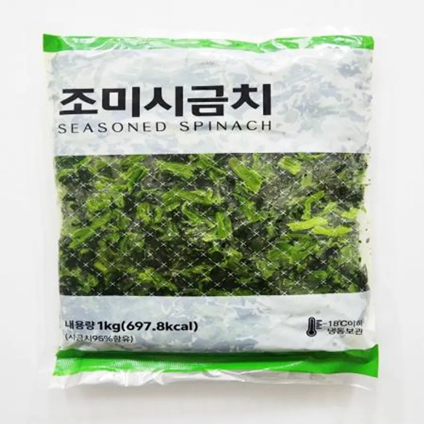 (16:30마감(D) 조미시금치(중국/니시푸드/냉동/1kg)EA 이미지