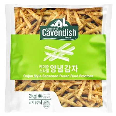 냉동케이준스타일양념감자(카벤디쉬/2kg)