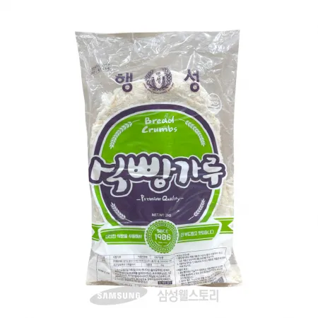 (16:30마감)빵가루(까스용/2KG/PAC/행성식품/거친분/소맥분:외국산/젖은것) 이미지