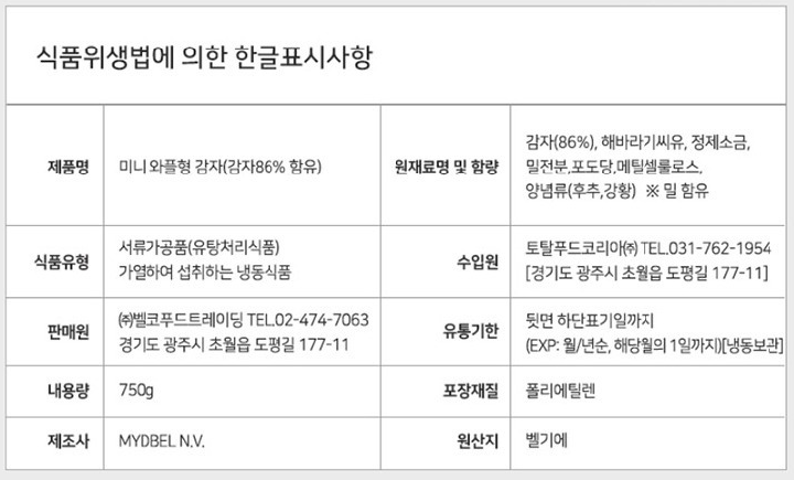 상품정보제공고시
