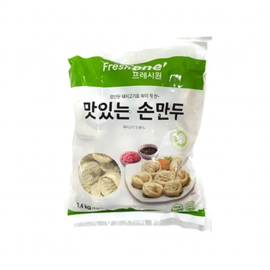 (16:30분마감)프레시원 고기손만두(냉동 리뉴얼_28g*50입 1.4Kg) 이미지