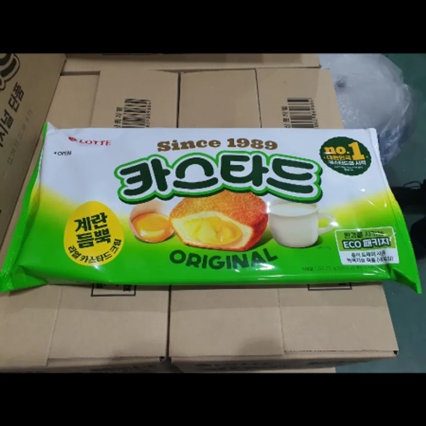 (16:30마감)카스타드(230G(23G*10EA)/PAC/롯데제과) 이미지