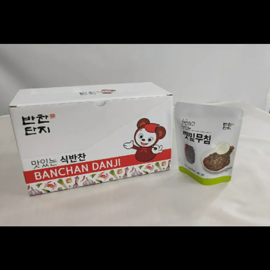 (16:30마감)깻잎무침(반찬단지/1.2KG(120G*10EA)/BOX/깻잎:중국산) 이미지